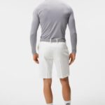 Stuart Stripe Shorts White Men J.Lindeberg Clothing 66XF398