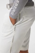 Stuart Stripe Shorts White Men J.Lindeberg Clothing 66XF398 - Image 3
