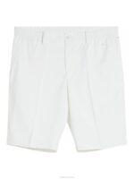 Stuart Stripe Shorts White Men J.Lindeberg Clothing 66XF398 - Image 5