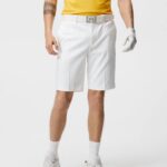 Stuart Stripe Shorts White Men J.Lindeberg Clothing 66XF458