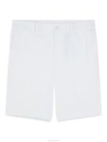 Stuart Stripe Shorts White Men J.Lindeberg Clothing 66XF458 - Image 5