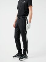 Stue Stripe Golf Pant Black Men J.Lindeberg Clothing 66XF2209