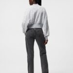 Sue Knitted Sweater Grey Leo Reflect Women J.Lindeberg Clothing 66XF1835