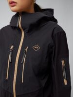Summit Softshell Jacket Black Women J.Lindeberg Clothing 66XF2854 - Image 3