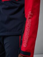 Summit Softshell Jacket Navy Men J.Lindeberg Clothing 66XF2442 - Image 5