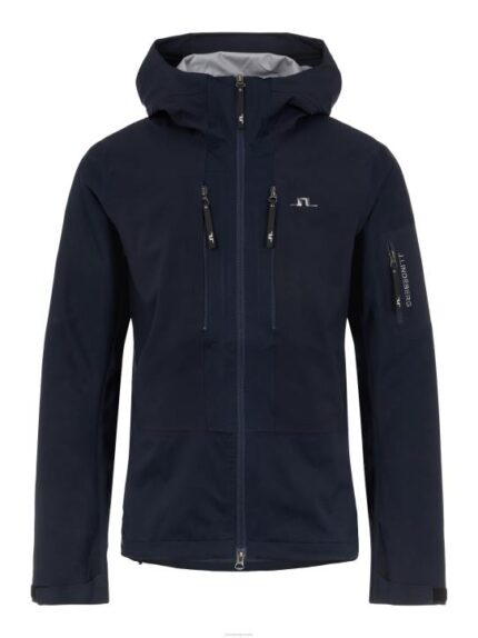 Summit Softshell Jacket Navy Men J.Lindeberg Clothing 66XF2478