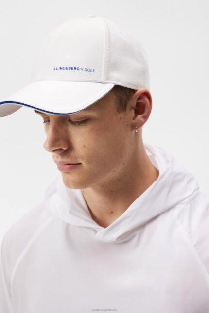 Sunny Cap White Men J.Lindeberg Accessory 66XF794