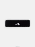 Sweat Headband Black Men J.Lindeberg Accessory 66XF2523