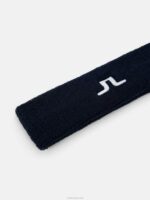 Sweat Headband Navy Men J.Lindeberg Accessory 66XF2522 - Image 2