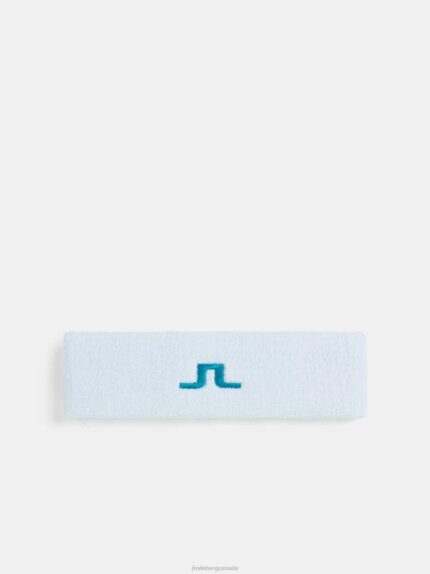 Sweat Headband White Men J.Lindeberg Accessory 66XF2524