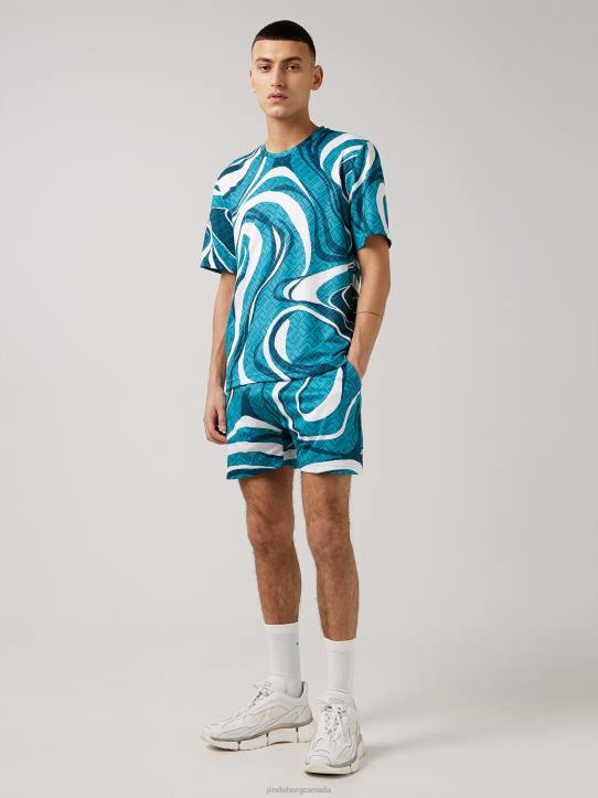 Swirl Bridge Mono T-shirt Swirl Bridge Monogram Men J.Lindeberg Clothing 66XF2148 - Image 2