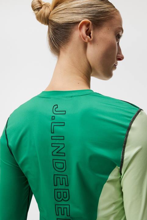 Swirl Long Sleeve Top Bosphorus Women J.Lindeberg Clothing 66XF1416 - Image 3