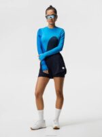 Swirl Long Sleeve Top Navy Women J.Lindeberg Clothing 66XF1415 - Image 2