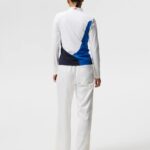 Swirl Mid Layer Navy Women J.Lindeberg Clothing 66XF1884