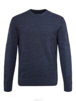 Swirl Sweater Bridge Swirl Navy Men J.Lindeberg Clothing 66XF2346 - Image 5