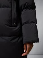 Sydney Down Parka Black Women J.Lindeberg Clothing 66XF2049 - Image 4