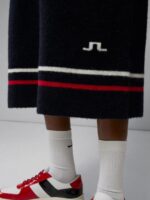 Teela Knitted Dress White Women J.Lindeberg Clothing 66XF2697 - Image 3