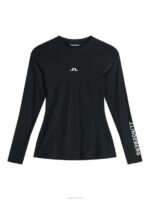Tekla Top Black Women J.Lindeberg Clothing 66XF1492 - Image 5