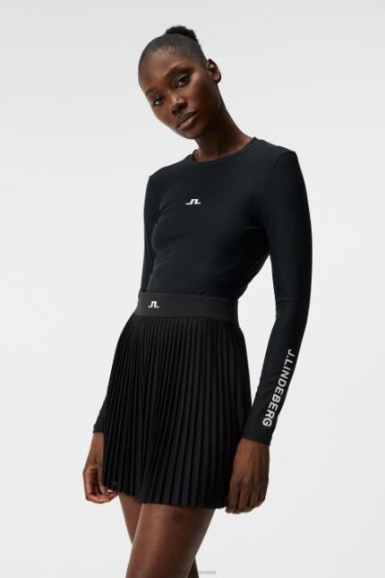Tekla Top Black Women J.Lindeberg Clothing 66XF1492