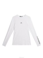 Tekla Top White Women J.Lindeberg Clothing 66XF1359 - Image 6