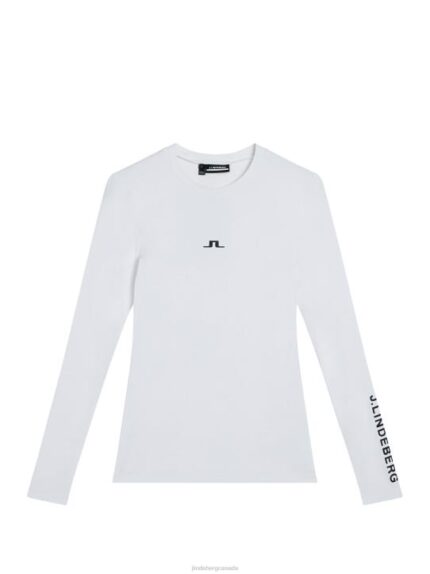 Tekla Top White Women J.Lindeberg Clothing 66XF1494