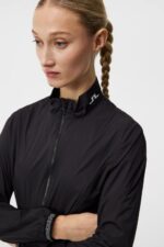 Tenley Jacket Black Women J.Lindeberg Clothing 66XF1935 - Image 4