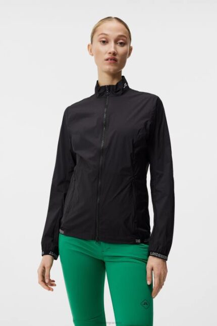 Tenley Jacket Black Women J.Lindeberg Clothing 66XF1935