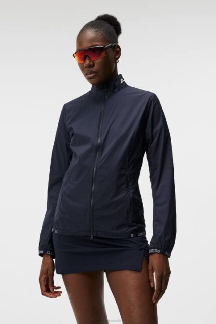Tenley Jacket Navy Women J.Lindeberg Clothing 66XF1932