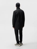 Terry Poly Coat Black Men J.Lindeberg Clothing 66XF927 - Image 2