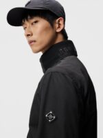 Terry Poly Coat Black Men J.Lindeberg Clothing 66XF927 - Image 4