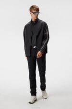 Theo Rain Jacket Black Men J.Lindeberg Clothing 66XF681 - Image 2
