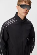 Theo Rain Jacket Black Men J.Lindeberg Clothing 66XF681 - Image 3
