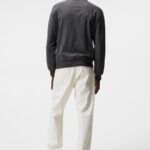 Thom Structured 2-Tone Bomber Light Grey Melange Men J.Lindeberg Clothing 66XF1216