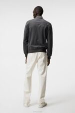 Thom Structured 2-Tone Bomber Light Grey Melange Men J.Lindeberg Clothing 66XF1216