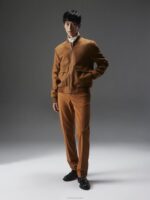 Thom Wool Twill Bomber Chipmunk Men J.Lindeberg Clothing 66XF2377 - Image 2