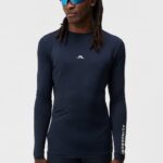 Thor Top Navy Men J.Lindeberg Clothing 66XF75