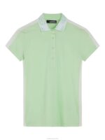 Tilly Polo Patina Green Women J.Lindeberg Clothing 66XF1432 - Image 6