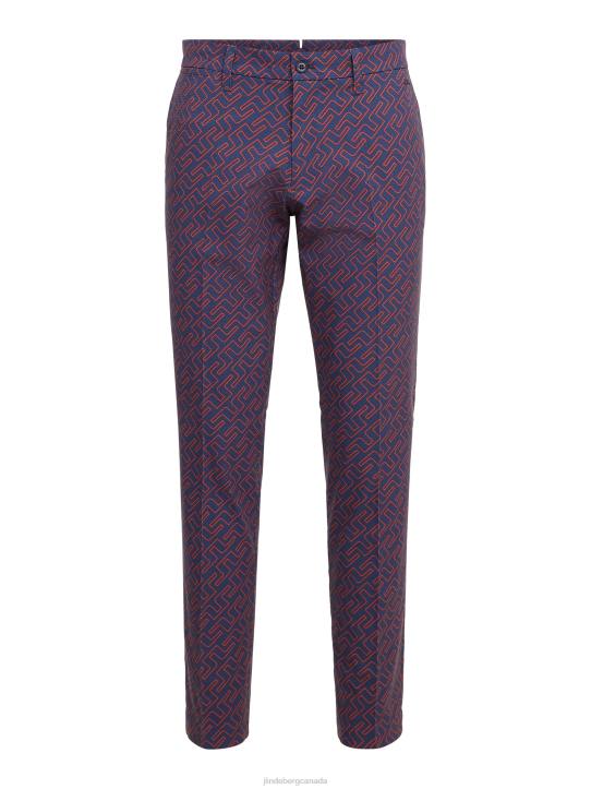 Tim Golf Pant Ketchup Bridge Monogram Men J.Lindeberg Clothing 66XF2224 - Image 4
