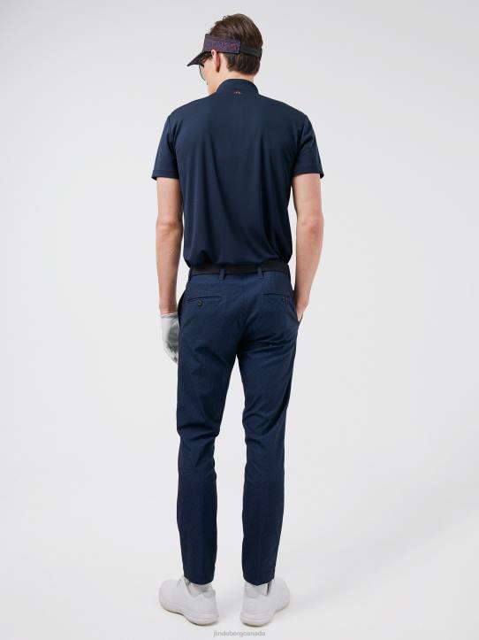 Tim Golf Pant Navy Blazer Bridge Monogram Men J.Lindeberg Clothing 66XF2223 - Image 1