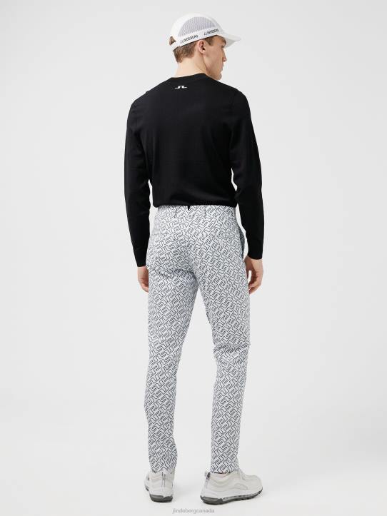 Tim Golf Pant Navy Bridge Monogram Men J.Lindeberg Clothing 66XF2225 - Image 1