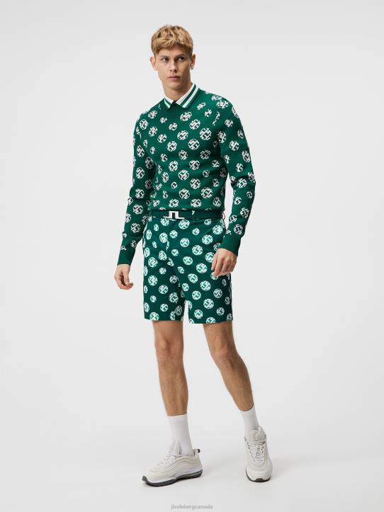 Tim Shorts Rain Forest Sphere Dot Men J.Lindeberg Clothing 66XF452 - Image 2