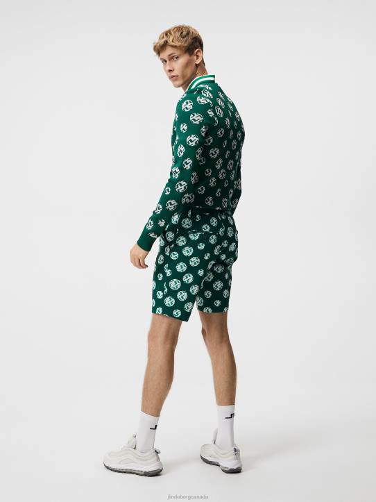 Tim Shorts Rain Forest Sphere Dot Men J.Lindeberg Clothing 66XF452 - Image 1