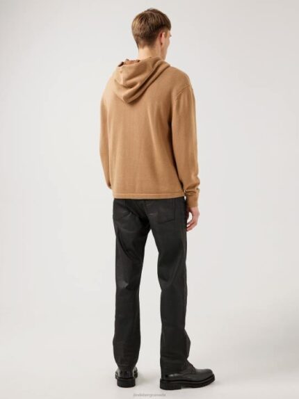 Timon Hoodie Tiger Brown Men J.Lindeberg Clothing 66XF2365