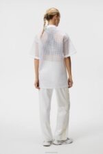Tina Top White Women J.Lindeberg Clothing 66XF1515
