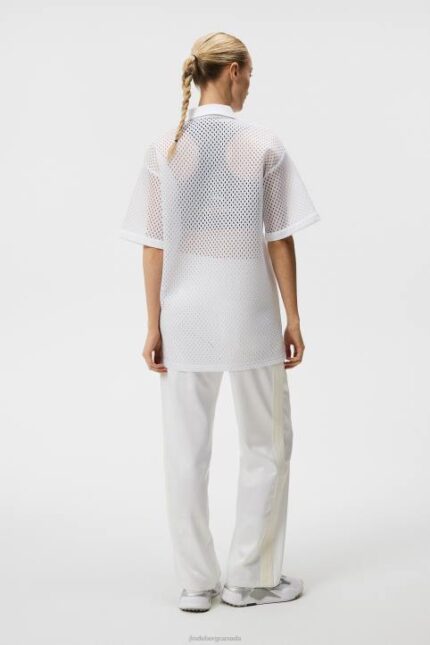 Tina Top White Women J.Lindeberg Clothing 66XF1515