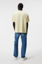 Tjorn Boxy Heavyweight T-shirt Pear Sorbet Men J.Lindeberg Clothing 66XF943 - Image 2