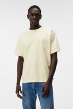 Tjorn Boxy Heavyweight T-shirt Pear Sorbet Men J.Lindeberg Clothing 66XF943