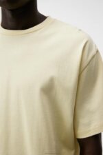 Tjorn Boxy Heavyweight T-shirt Pear Sorbet Men J.Lindeberg Clothing 66XF943 - Image 5