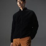 Tomai Pile Fleece Black Men J.Lindeberg Clothing 66XF2289