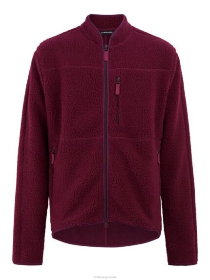 Tomai Pile Fleece Wild Aster Men J.Lindeberg Clothing 66XF2290